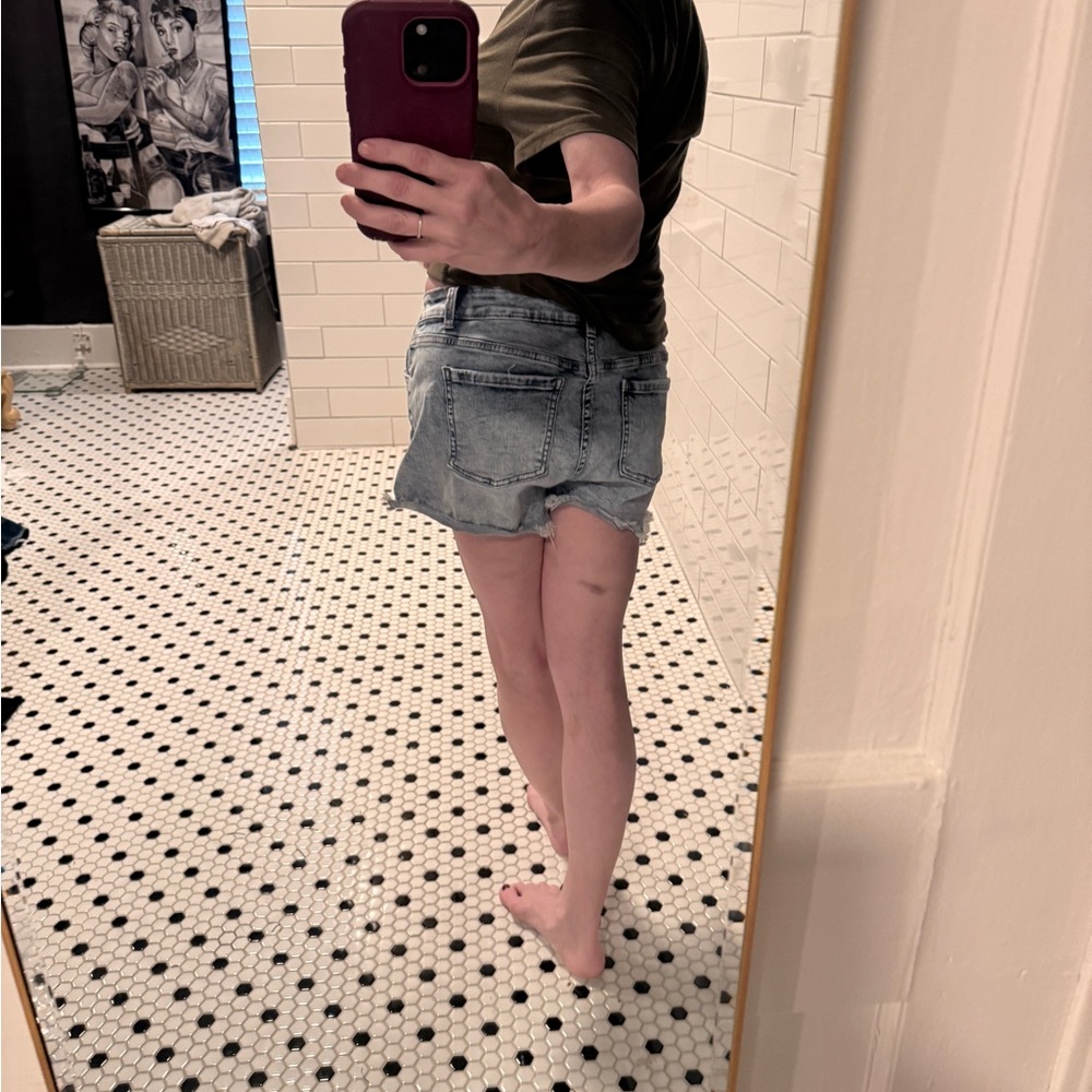 Time and Tru Light Blue Jean Shorts - Picture 3 of 6